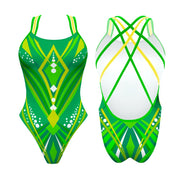 Kunstturn-Badeanzug F040 Lycra
