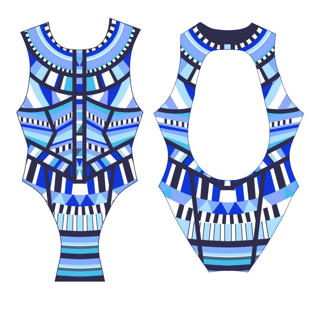 Fato de Banho Artística Hy002 Lycra