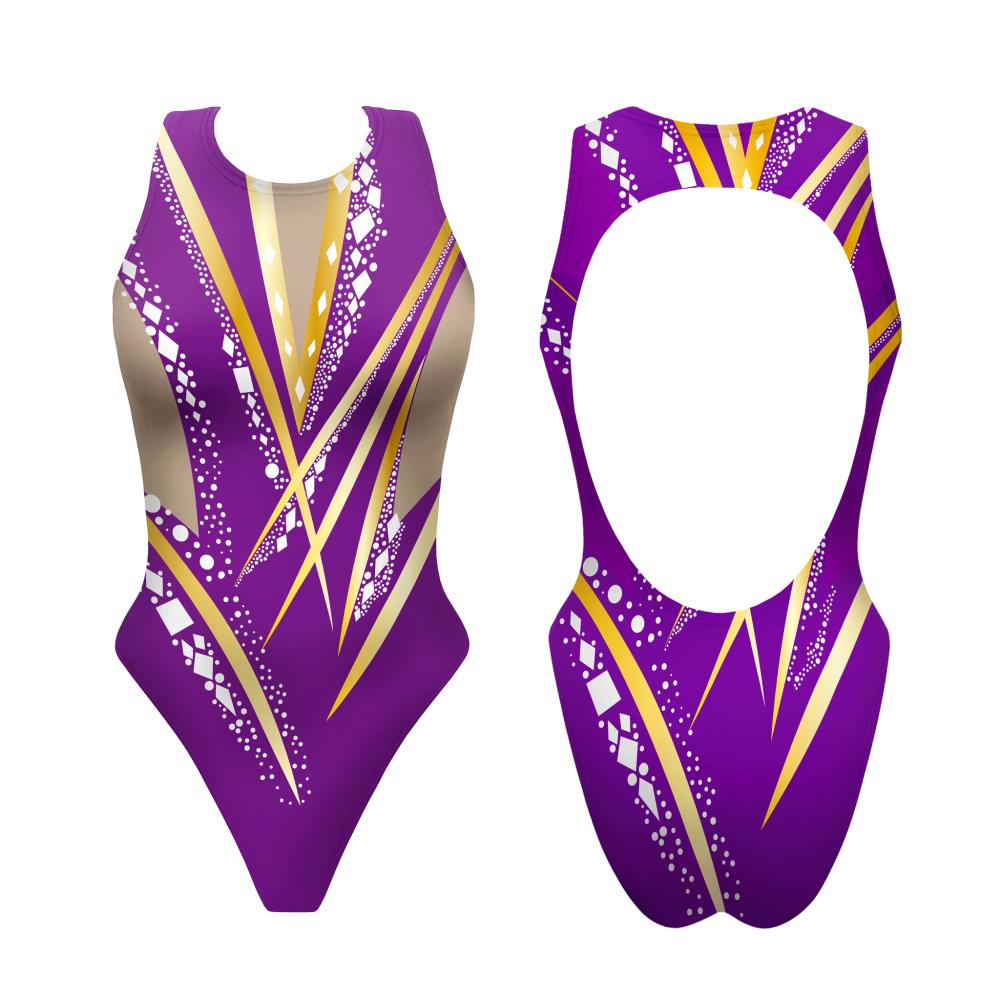 BADEANZÜGE FÜR DAMEN. Kunstturnanzug Hy009 Lycra